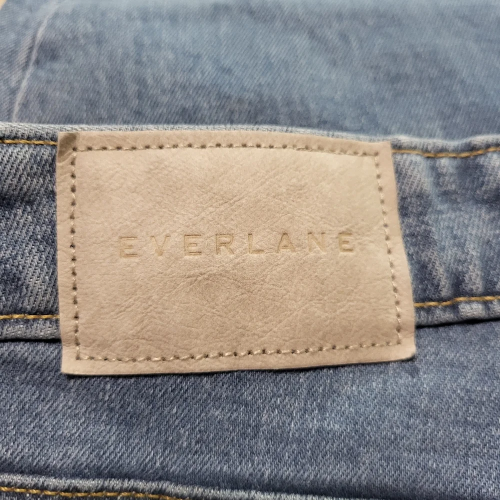 EVERLANE The Curvy Cheeky Straight Leg Jeans Organic Cotton Women's Size 35 - Picture 9 of 14